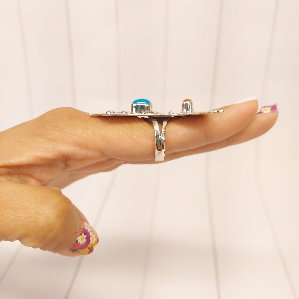 Cowboy Boot STATEMENT RING Sz8 - Picture 8 of 10